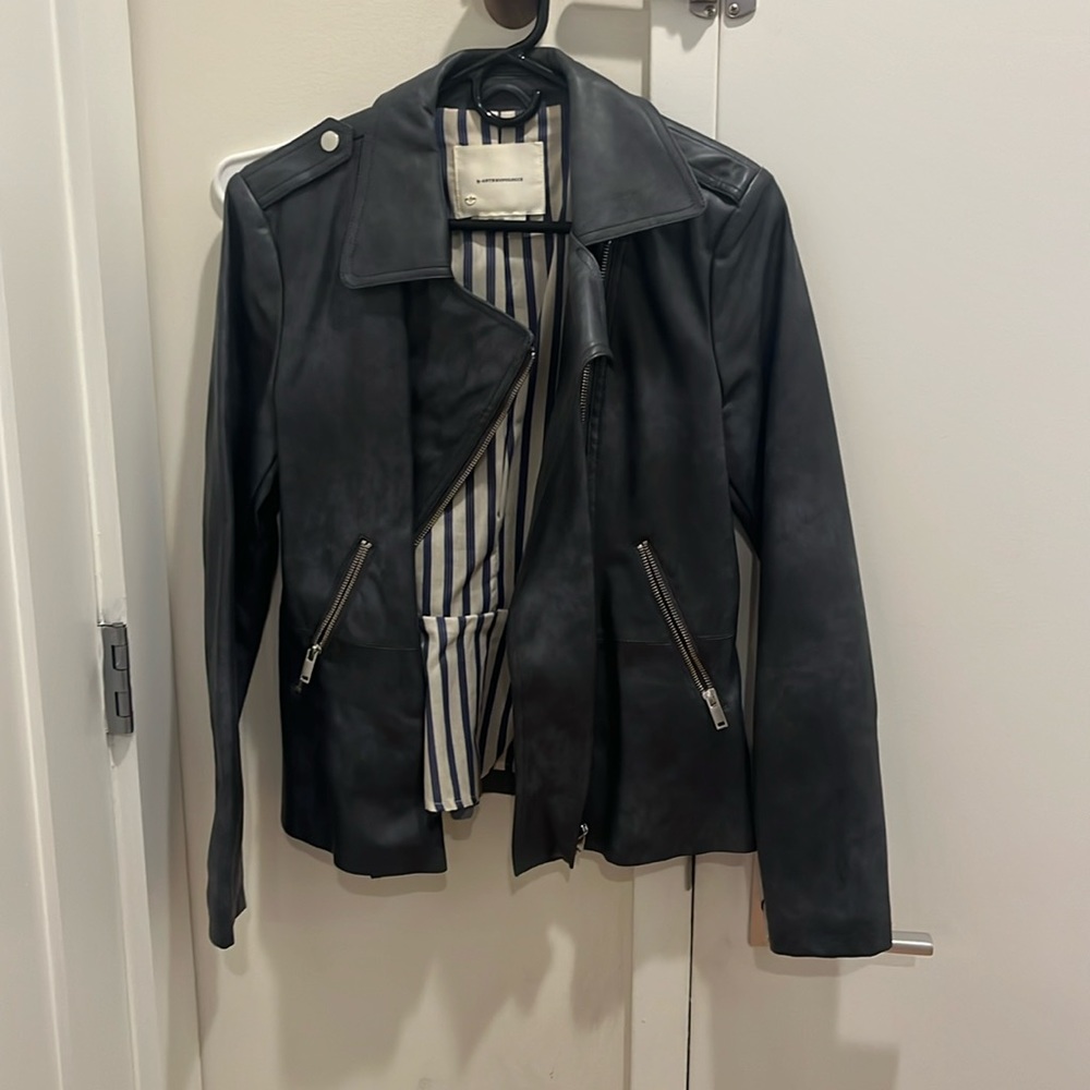 Anthropologie leather jacket